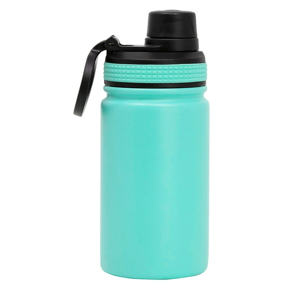 MIRA Bouteille d'Eau pour Enfants en Acier Inoxydable 12 oz - Thermos en Métal Garde au Froid pendant 24 Heures, Chaud pendant 12 Heures - Double Paroi Isolée sous Vide - Couvercle Étanche Sans BPA - Turquoise