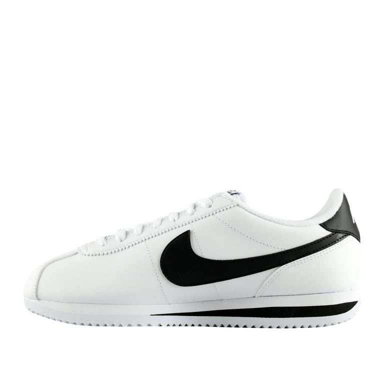 mezcla Brillante Disfrazado Nike Cortez Basic Leather Men's Shoes White/Metallic Silver/Black  819719-100 - Walmart.com