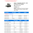 thumbnail image 2 of Starter - Compatible with 2012 - 2018 Ford Focus 2.0L 4-Cylinder 2013 2014 2015 2016 2017, 2 of 2