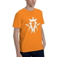 thumbnail image 2 of Moisture Wicking Men'S Basic Short Sleeve T-Shirt Orange 4x-Large, 2 of 5