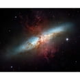 thumbnail image 3 of NASA 14x12 Black Modern Framed Museum Art Print Titled - M82 - Starburst Galaxy, 3 of 5