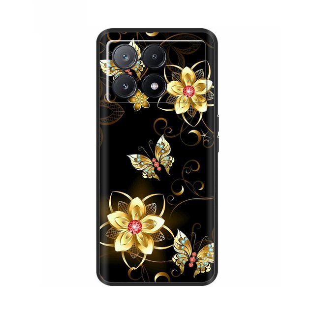 For Xiaomi Poco X6 Pro Case Shockproof Soft Silicon Phone Case For Xiomi Poco M6 Pro 5G Fashion PocoX6 Protect Cover Coque Funda