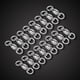 thumbnail image 1 of AtrásEDDWIIN Fishing S-wivel Rolling Snap - Conectores de señuelos de pesca de acero inoxidable de alta resistencia, accesorios de aparejos para varios aparejos y trazas de líderes(1#-20 piezas), 1 of 4