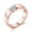 Rose gold-Men, variant on Classic Solitaire Wedding Ring Rhodium Plated Cubic Zirconia Engagement Rings for Women (Size 5) J002-FEMALE