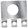 thumbnail image 4 of Mobutofu 4Pcs 13X9CM Stainless Steel Door Reinforcement Plates for Doorknob and Lock Protection, 4 of 8