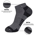thumbnail image 3 of COOVAN 10 Pairs Mens Ankle Socks Men 10 Pack Low Cut Comfort Cushion Casual Socks, 3 of 3