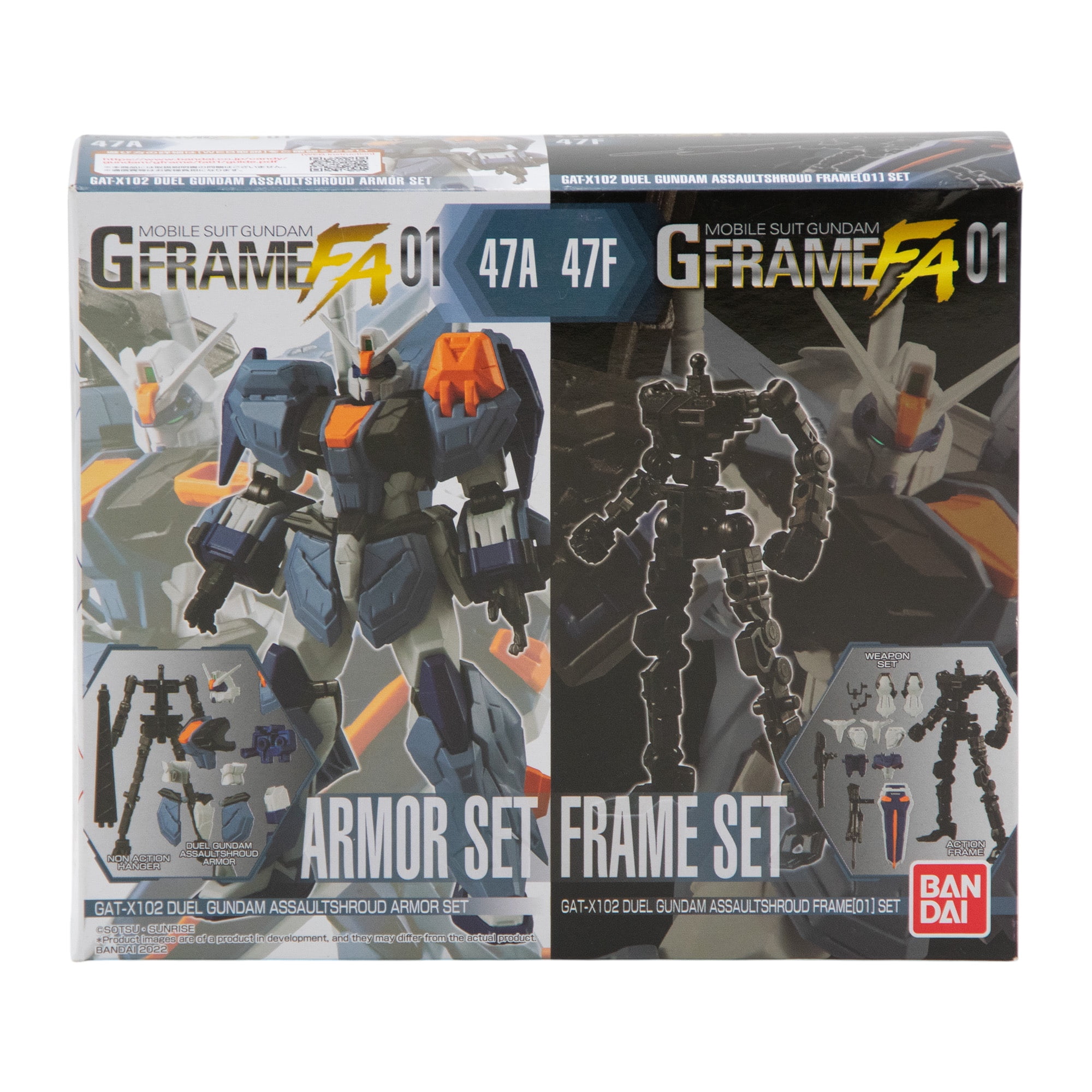 Mobile Suit Gundam GFrame FA 01 Figure Duel Gundam Assault Shroud