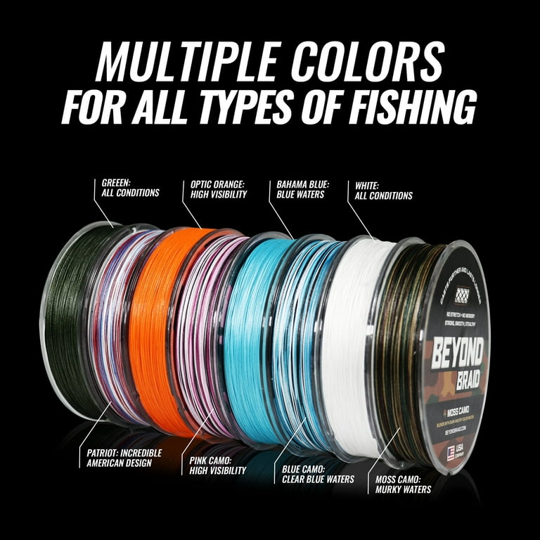 Beyond Braid Braided Fishing Line - Super Strong & Abrasion Resistant