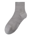 thumbnail image 2 of Nestiefly 1PCS Mens Ankle Athletic Socks Quarter Thin Cotton Running Sports Work Crew Socks 2026 Gray One Size, 2 of 3