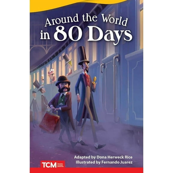 Literary Text Around the World in 80 Days, (Paperback)