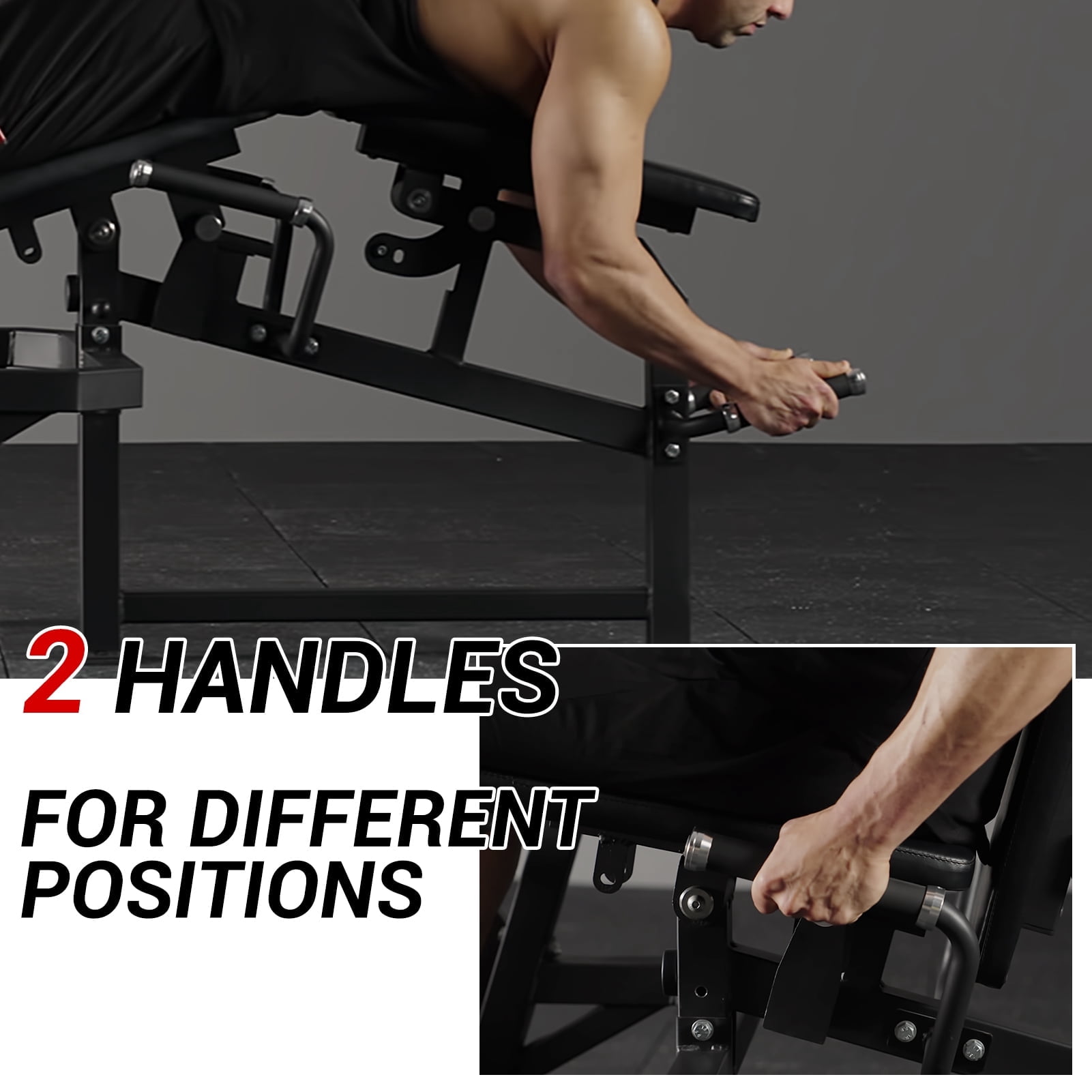 Syedee Leg Extension and Curl Machine, Single Leg Extension, Lying Leg Curl, Standing Leg Curl, Adjustable Leg Exercise Bench with 230LBS Weight Plates