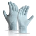 thumbnail image 2 of Women's Gloves Mittens Winter Women Keep Warm Touching Screen Knit Gloves Elastic Cuff Soft Full Finger Gloves Mitten, Women's Accessories Gloves Mittens, 2 of 7