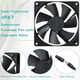 thumbnail image 5 of Kit de ventilador solar Ventilador doble con cable de 1 cocina Cobertizo de granero RV Gran flujo de aire Nivel impermeable IPX7 Colco Ventilador de escape de la casa, 5 of 8