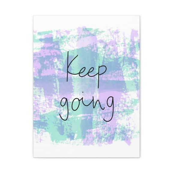 Inspirational Wall Art Keep Going Simple Motivation Wall Decor for Home Office Gym Inspiring Success Quote Print Ready to Hang Unframed