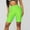 Green, variant on OKBOP Womens Shorts Plus Size Purple Active Fit Slim-Leg Biker Shorts Activewear Workout Bottoms