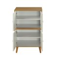 thumbnail image 4 of ACME Anita Cabinet in Natural & White, 4 of 7