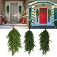 thumbnail image 2 of Artificial Norfolk Pine Garland, 25 inch Green Faux Greenery, for Holiday Mantel and Wedding Arch Decor, 2 of 8
