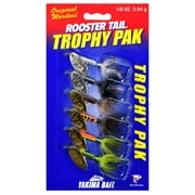 Yakima Bait Worden's Rooster Tail Spinner Trophy Fishing Lure Kit, Assorted Colors, 1/8 oz., 6 Count, 223 Y350