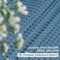thumbnail image 3 of Inosoo Thick Luxury Waffle Shower Curtain, 72"x 72" , Moonlight Blue, 3 of 14