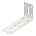 thumbnail image 1 of LEFU Supports d'Étagère d'Angle Réglables en Forme de L Industriel Robuste en Acier Laminé à Froid Design Arrondi Angle 90 Degrés pour Maison Bureau Garage Étagères Cuisine Blanc m, 1 of 10
