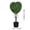 A-Green-1PC, variant on Boxwood Heart Topiary Outdoor - Valentine's Day Heart Shaped Topiary Tree Pot without Soils, Artificial Boxwood Ball Planter with Bow for Indoor Outdoor Porch and Home Decor