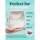 thumbnail image 3 of Estuche de maquillaje transparente Embla para maquillaje, bolsa de viaje, color blanco, 3 of 6