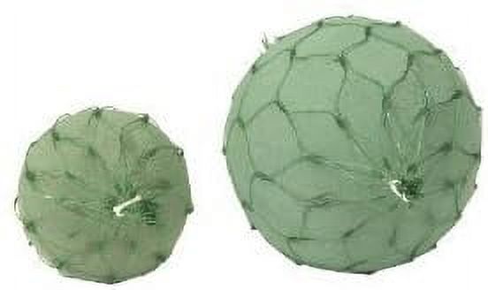 Oasis 4.5" Netted Floral Foam Spheres Maxlife Pack of 5$$Art & Craft