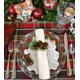 thumbnail image 2 of Juego de 4 servilleteros navideños, servilleteros para bodas, San Valentín, banquetes, cumpleaños, decoración de mesa de Acción de Gracias (árbol de Navidad y piña) brillar Electrónica, 2 of 5
