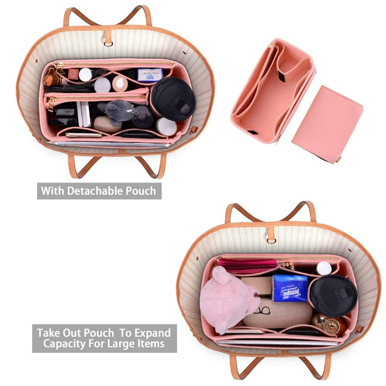 Bag and Purse Organizer with Side Compartment for Graceful MM