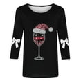 thumbnail image 4 of Christmas Sweatshirts for Women Sweatshirt Pullover Oversized Sweatshirt Cardigan Long Sleeve Shirts Cotton, 4 of 4