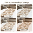 thumbnail image 7 of ODIKA 3'x5' Beige Geometric Bold Stripe Washable Area Rug Modern Abstract Design With Shapes And Clean Lines Non-Slip, Flatweave, Easy Care for Hallway, Laundry Room, 7 of 7