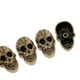 thumbnail image 4 of Juego de 5 Remaches Punk Cabeza de Calavera Sunnimix Bronce 21x15mm, 4 of 8