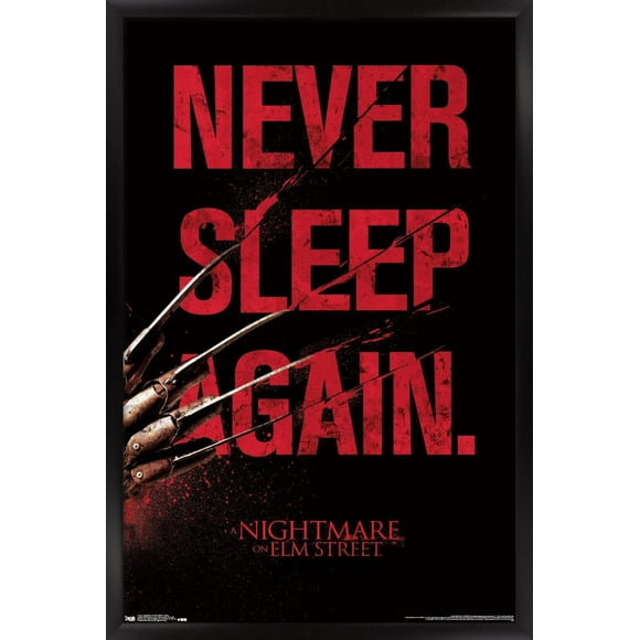 A Nightmare on Elm Street - Sleep Wall Poster, 22.375" x 34" Framed
