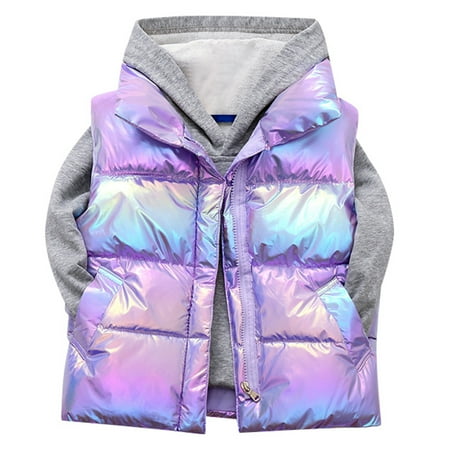 

EHQJNJ Cute Jackets for Women Trendy Long Girls Autumn and Winter Vest Vest Clip Children Boy Baby Thick Clothes To Keep Warm Outside To Wear Foreign Style Spring and Autumn New Styl 8-9 Years