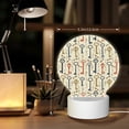 thumbnail image 6 of Pofeuu Vintage Keys1 Print LED Christmas Night Light Lamp Base Gift DIY 3D Clear Acrylic Blank Engrave Sheets for Room Cafe Bar Birthday Party Decoration, 6 of 9
