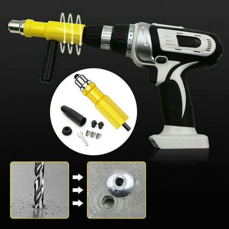 

Mittory Electric Rivet Nut Cordless Riveting Drill Adaptor Riveting Tool Insert Nut Tool