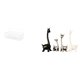 thumbnail image 1 of Cesta de almacenamiento,Cesta organizadora de almacenamiento de cocina colgante de alambre,Estatua de ciervo alce,Estatua de jirafa de cerámica,adorno moderno para decoración del, 1 of 8