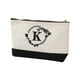 thumbnail image 1 of Initial Bolsa de Maquillaje Bolso de Mano Lienzo Impreso Inicial Bolsa de Maquillaje de la Mujer Bolsa de Llave Bolsa de Almacenamiento Adecuado para Todas las Niñas, 1 of 5