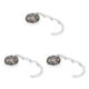 thumbnail image 2 of Wosthever Table Handbag Hanger Foldable Restaurant Backpack School Holder Flower Decorative Portable Round Purse Schoolbag Hook 4.5 cm (diámetro) 3piezas, 2 of 6