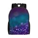 thumbnail image 1 of Fotbe Purple and Green Glitter Mochila de Viaje para Laptop, Mochila Ejecutiva Delgada y Resistente 15.6", 1 of 8