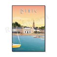 thumbnail image 3 of Annecy – Canal Thiou – Savoy, Ile Notre Dame beach, La Turballe – Pembrane beach, Brittany, Gulf of Morbihan travel poster, 3 of 5