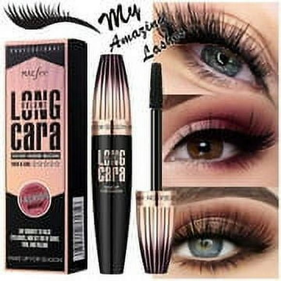 Mes Cils Incroyables Mascara Noir 4D Fibre de Soie Cils Allongeant Mascara Résistant à L\'eau Extension de Cils Noirs Mascara