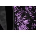 thumbnail image 5 of COOFANDY Mens Velvet Blazer Black Floral Tuxedo Jacket Regular Fit Party Dinner Jacket, 5 of 11