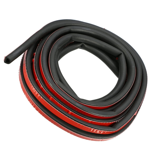 Unique Bargains 16.5ft 5 Meter Automotive Edge Trim D-Shape Rubber Weather Striping Door Rubber Seal for Cars