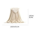 thumbnail image 2 of Manta de forro polar súper suave y cálida, para sofá, ropa de cama, 2 of 3