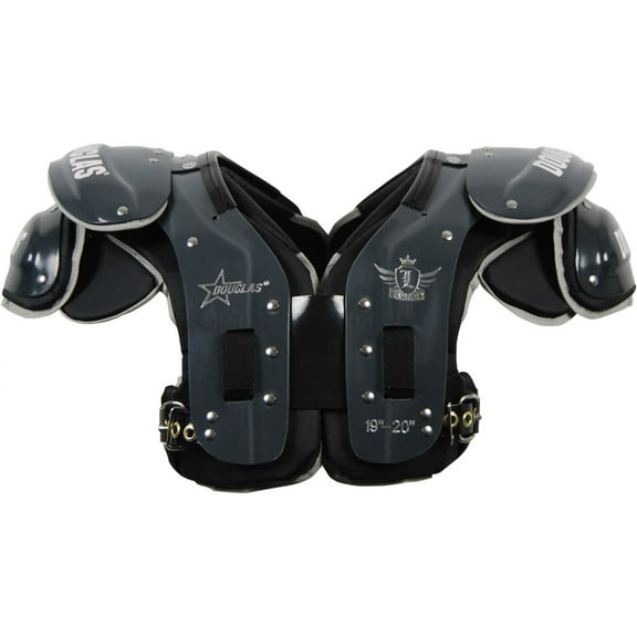 douglas legacy rd adult football shoulder pads - ol / dl / lb / te