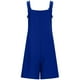 thumbnail image 4 of Mono de verano liso con botones para mujer - Mono informal sin mangas con tirantes ajustables y bolsillos laterales, 4 of 4