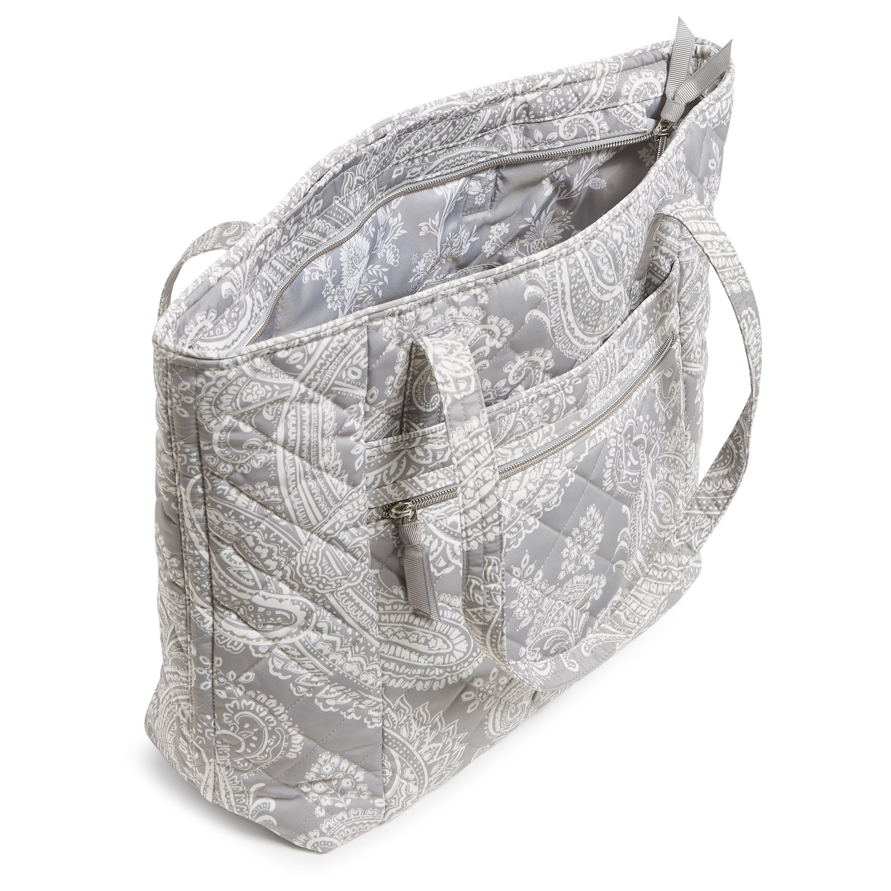 Vera Bradley Women's Performance Twill Vera Tote Bag Cloud Gray