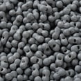 thumbnail image 3 of 1Pound Rubberized Style Glass Seed Beads Peanut Gray 6~6.5x3~3.5x3~3.5mm Hole: 1mm about 4500pcs/poundDIY, 3 of 4