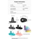 thumbnail image 4 of Soporte para Secar Botellas Secado Tazas Silicona () Rosa, 4 of 7